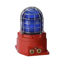 Ex Rot. Beacon STExB2 RT1 230vAC BLUE SS316L IP66 25w Halogen Ex-db-IIC-Gb-T6